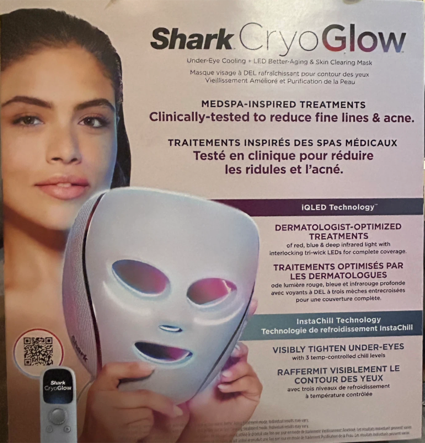 Shark CryoGlow LED & Under-Eye Cooling Mask