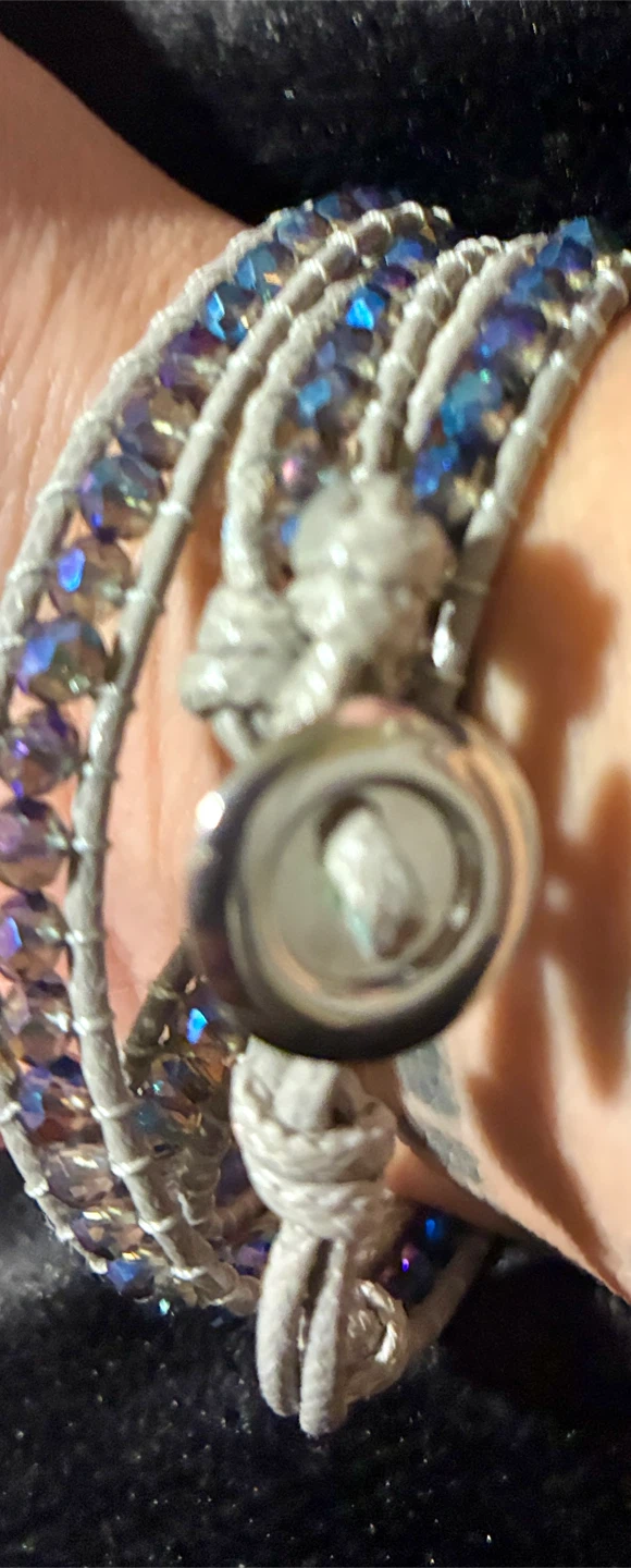 Two Wrap Bracelets with Love and Infinity Charms - photo 3
