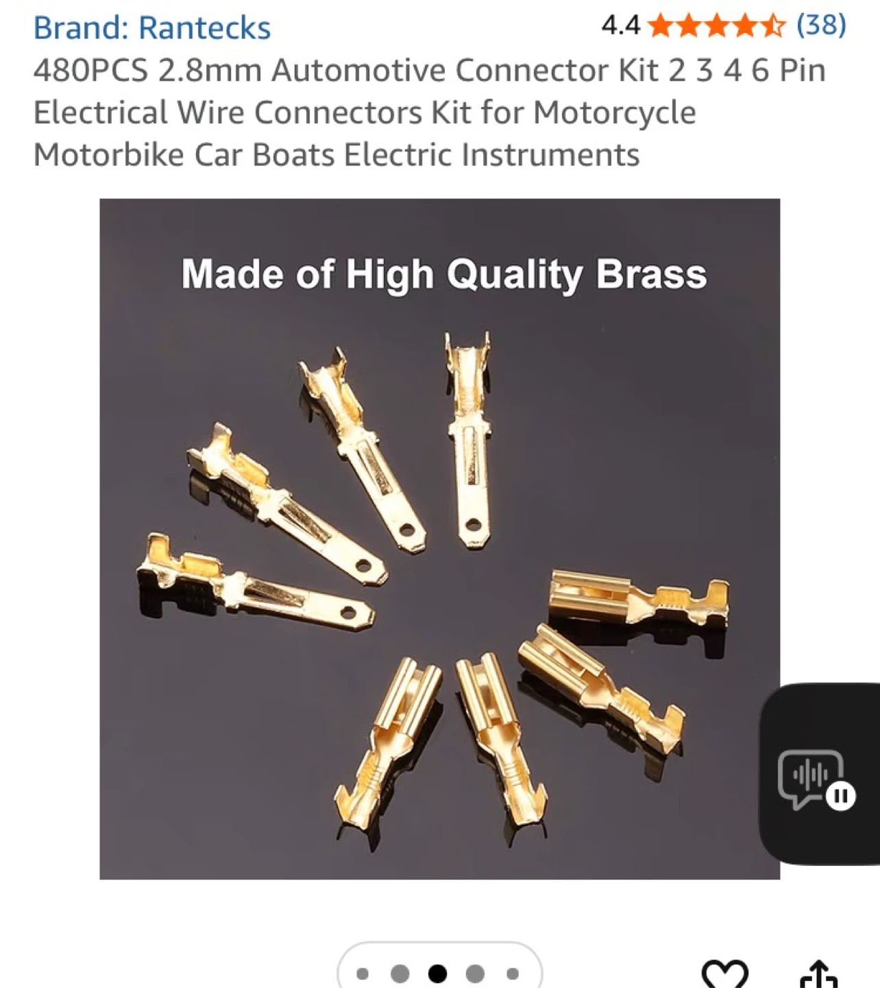 Rantecks 480PCS 2.8mm Automotive Connectors Kit - photo 2