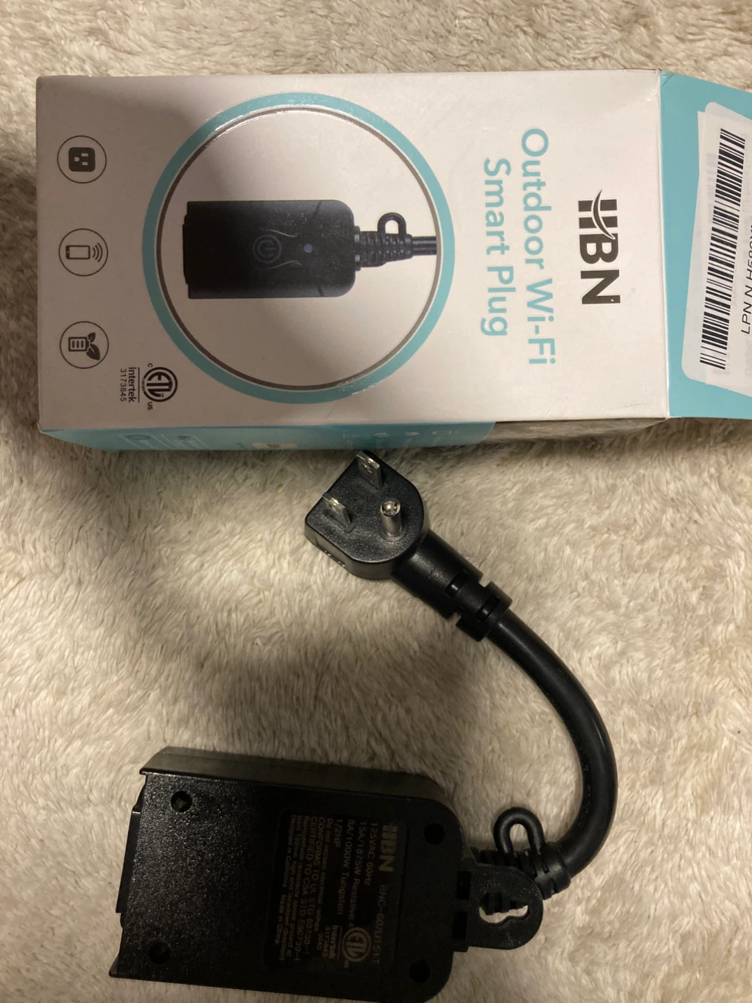 HBN Outdoor Smart WiFi Plug Outlet - photo 4