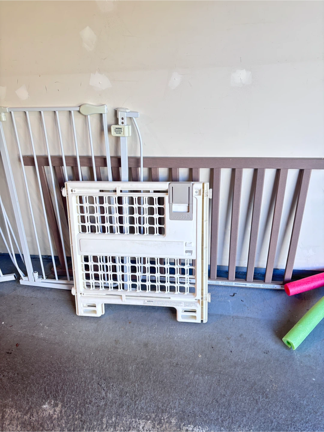 White Metal Baby Gate
