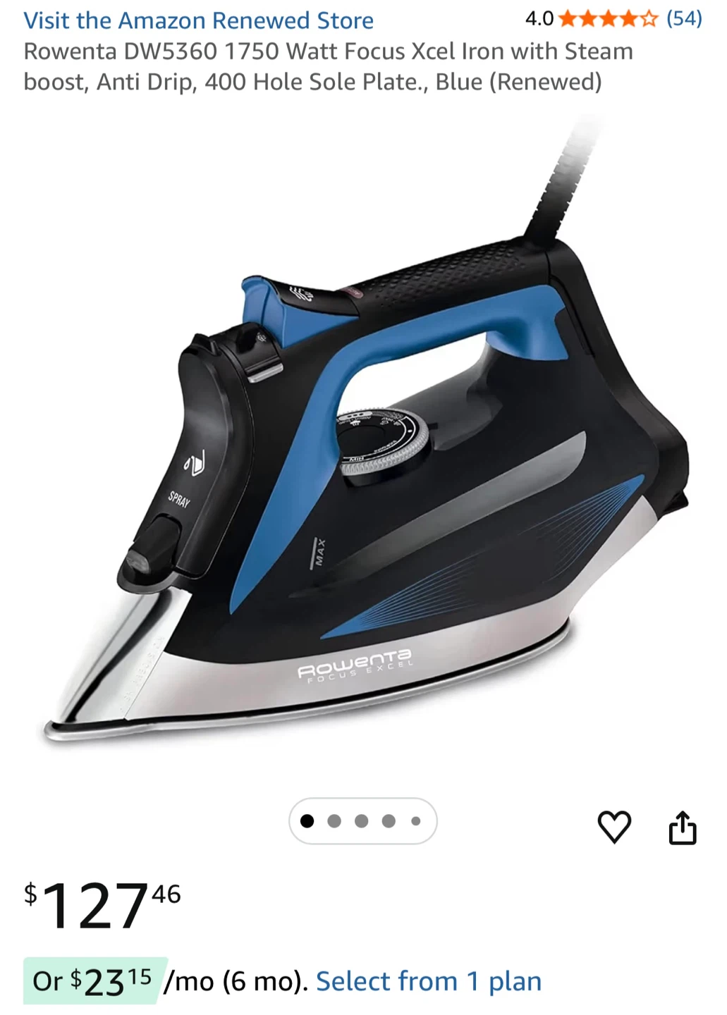 Rowenta Steam Iron - photo 5