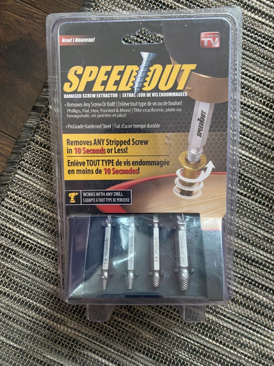 Speed Out Damaged Screw Extractor Set