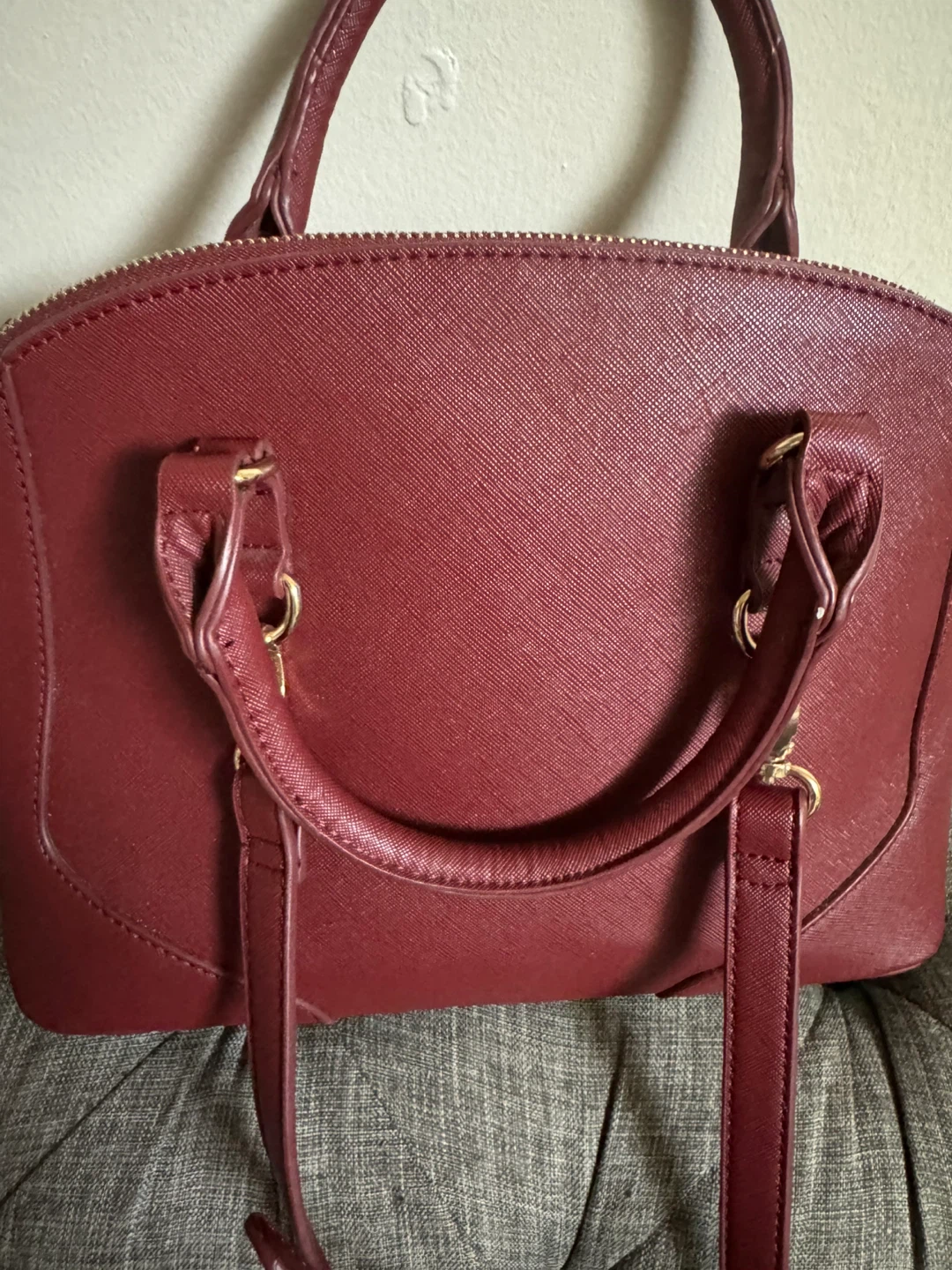 Red Satchel Handbag 🏆 - photo 2