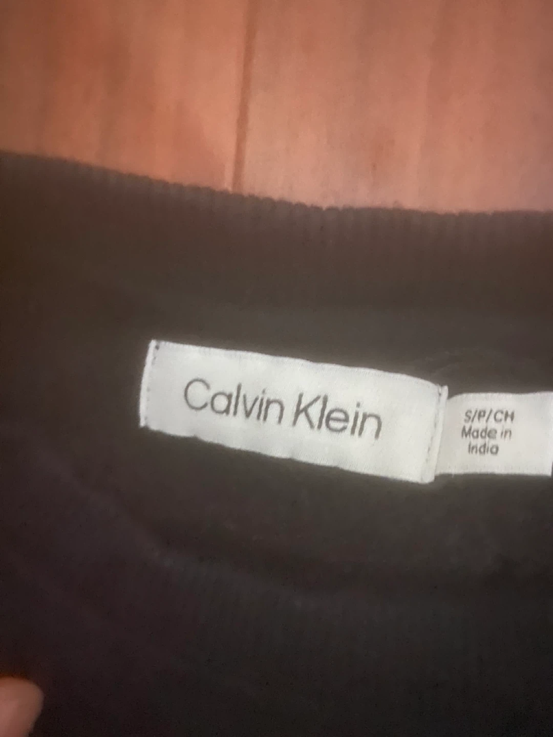 Calvin Klein Black CK Logo Sweatshirt - Size S/P/CH - photo 2
