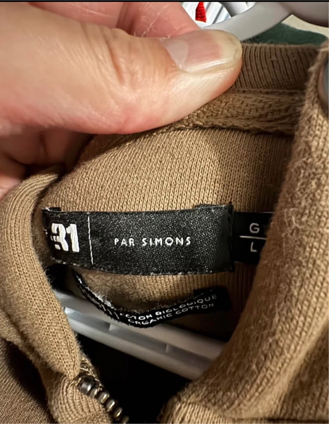 3.1 Phillip Lim Parasons Zip-Up Hoodie - Tan - Large - photo 3
