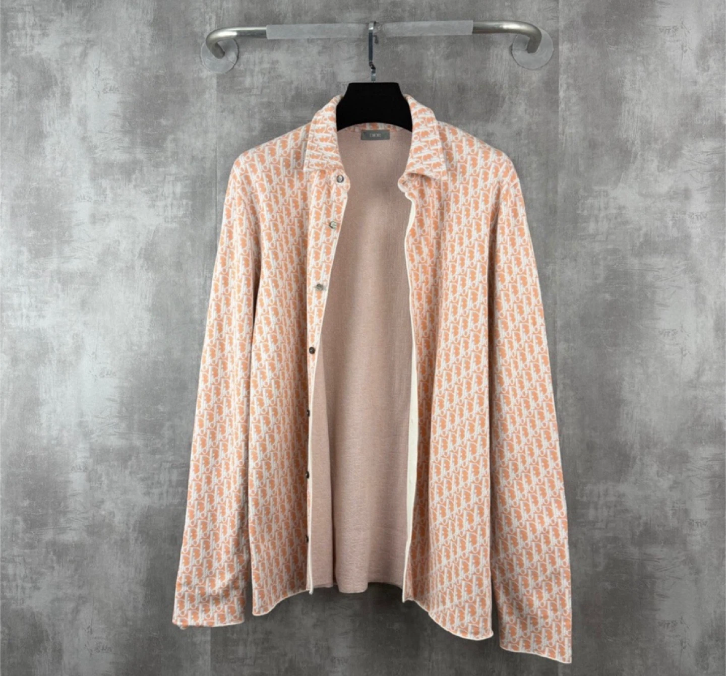 Dior All-Over Monogram Button-Up Shirt - Size M