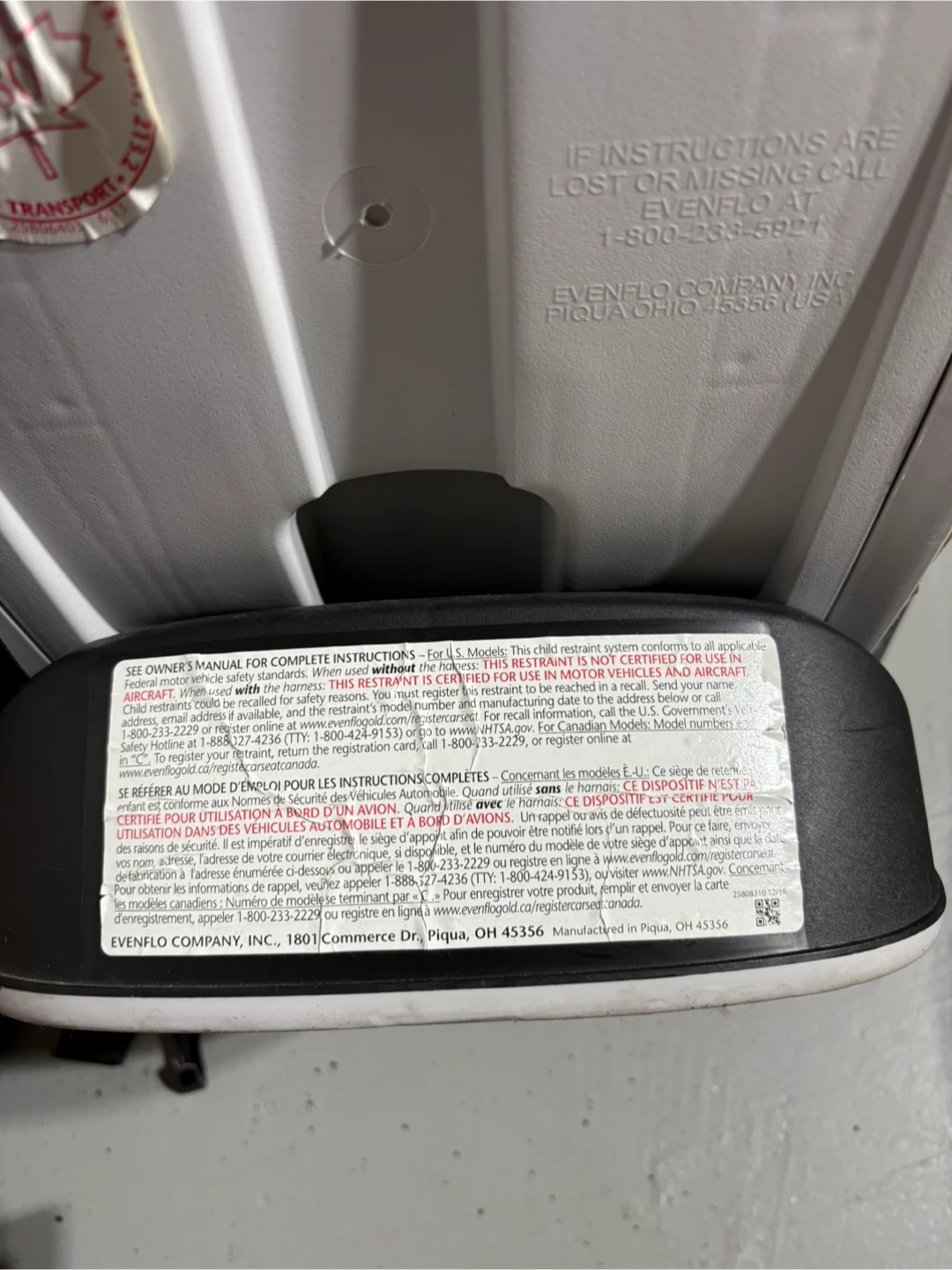 Evenflo Everystage Car Seat - photo 3