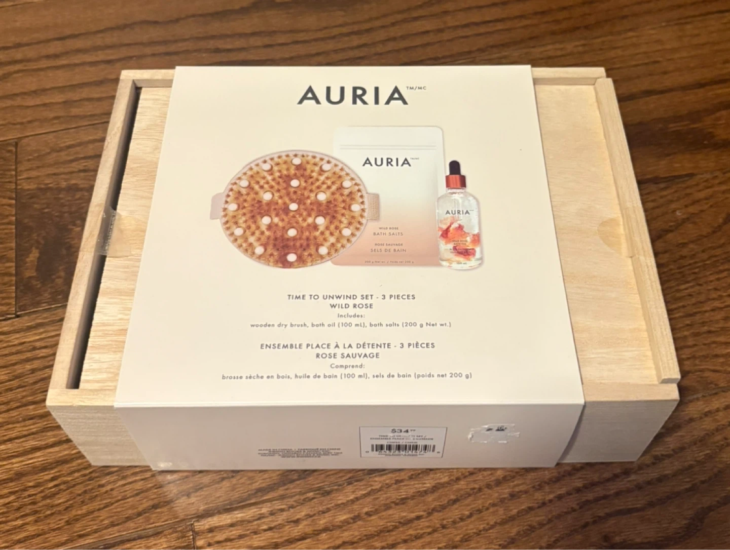 AURIA - Time to unwid set - 3 pieces wild rose