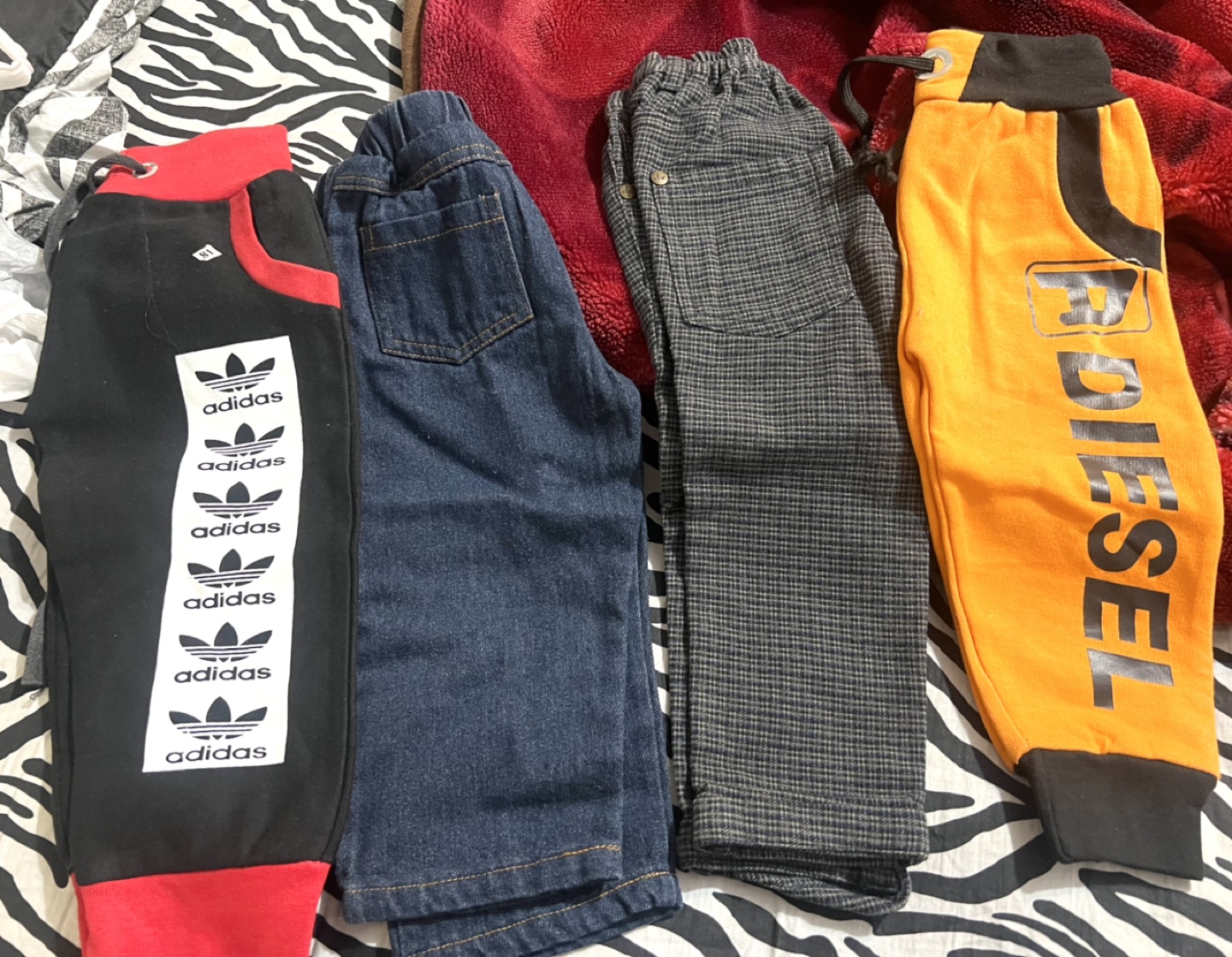 Bundle of Kids' Track Pants - Adidas & Diesel 12/24 month - photo 2