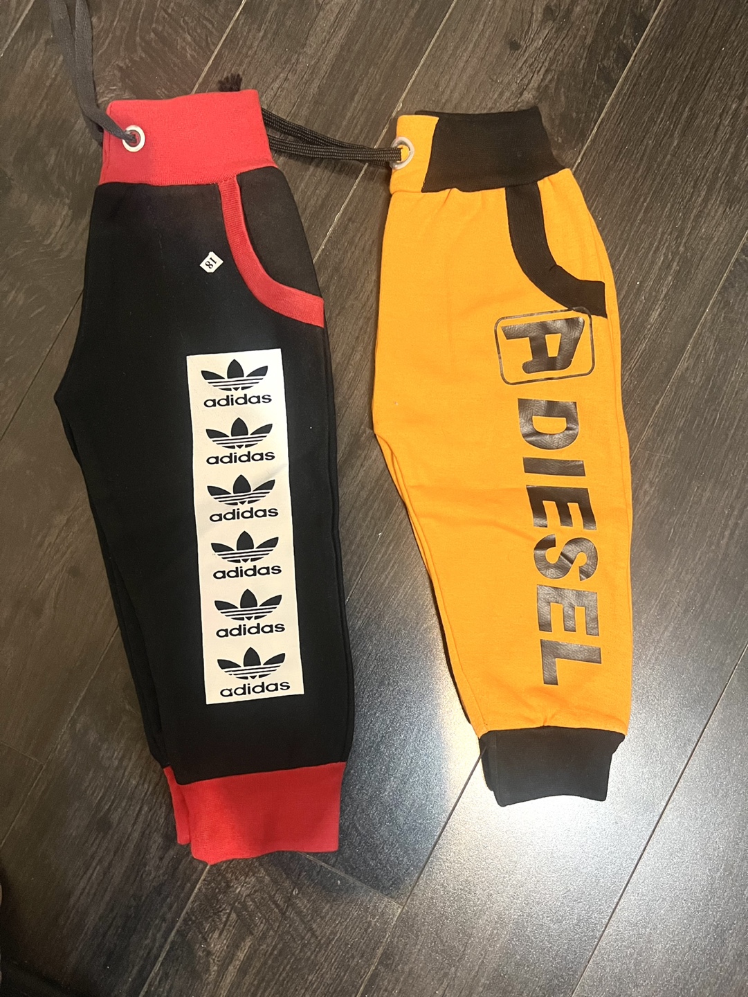 Bundle of Kids' Track Pants - Adidas & Diesel 12/24 month