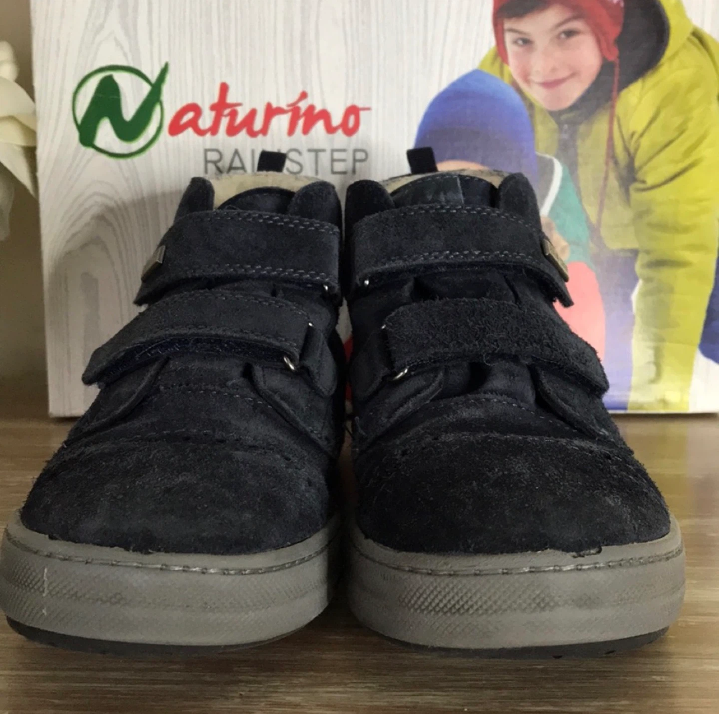 Rainstep Navy Suede Boots - size 34 - photo 4