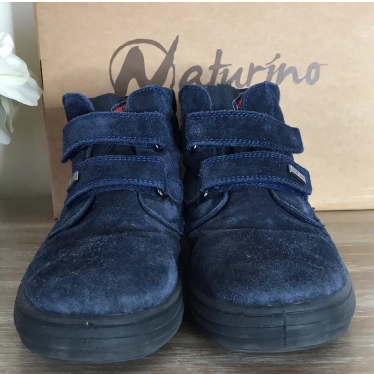 Naturino Navy Blue Suede Boots - Size 36 - photo 3