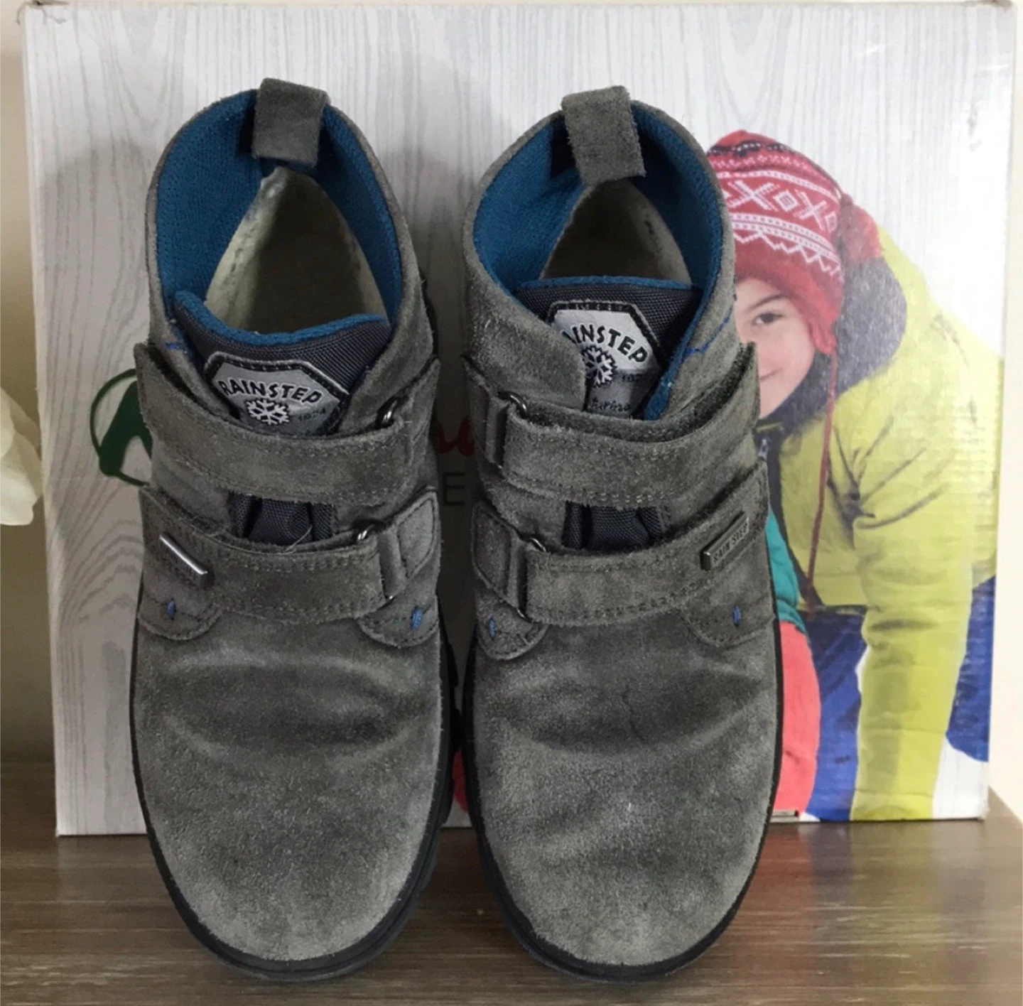 Naturino Rainstep Gray Suede Boots- size 32 - photo 5