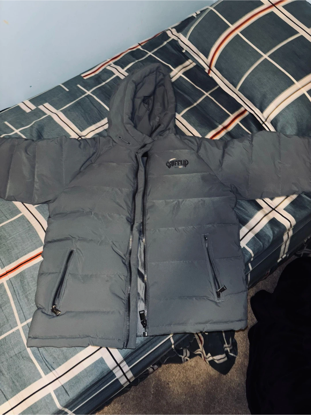 Supply & Demand Puffer Jacket - Grey, XL - photo 3