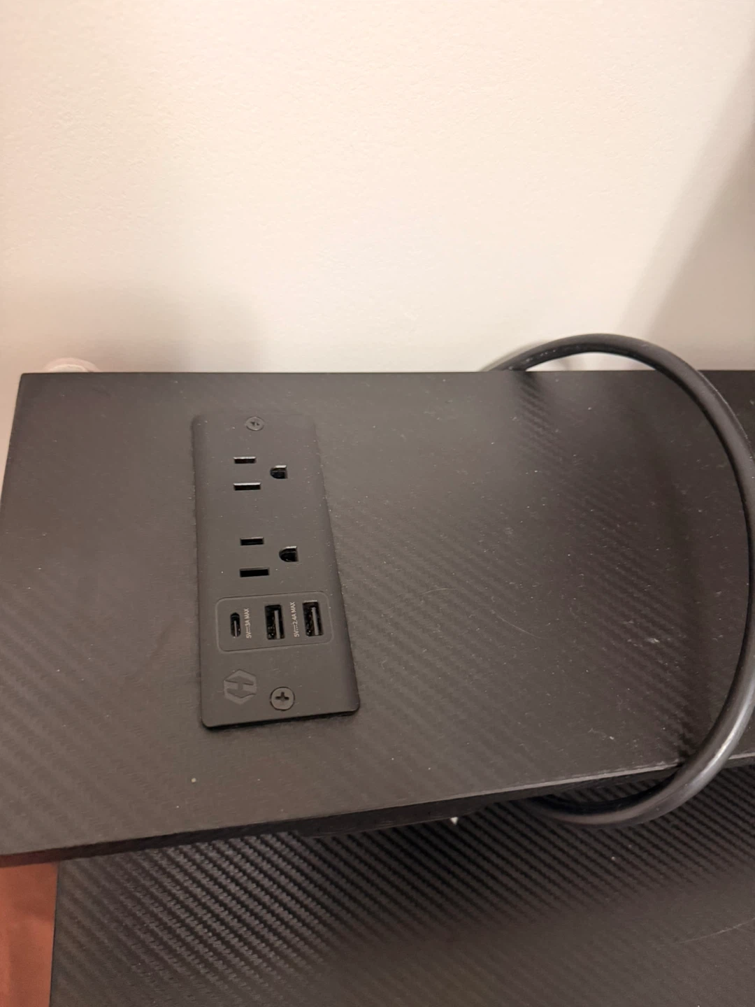 Gamish Desk with Power Outlet with USB Ports - photo 2