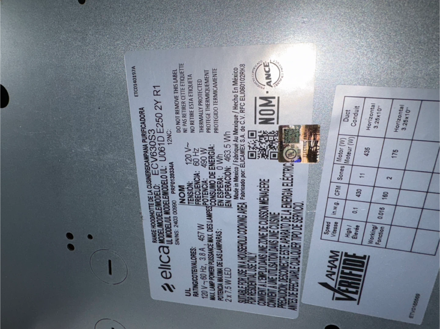 Elica Cooker Hood CV630S3 - photo 4