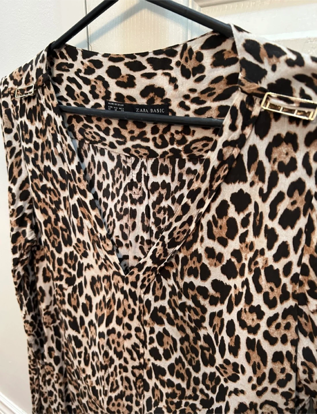 Zara Leopard Print Top