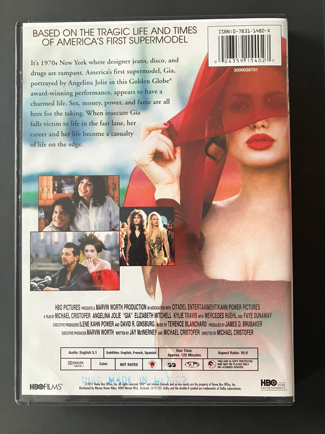 Gia DVD Angelina Jolie Unrated - photo 2