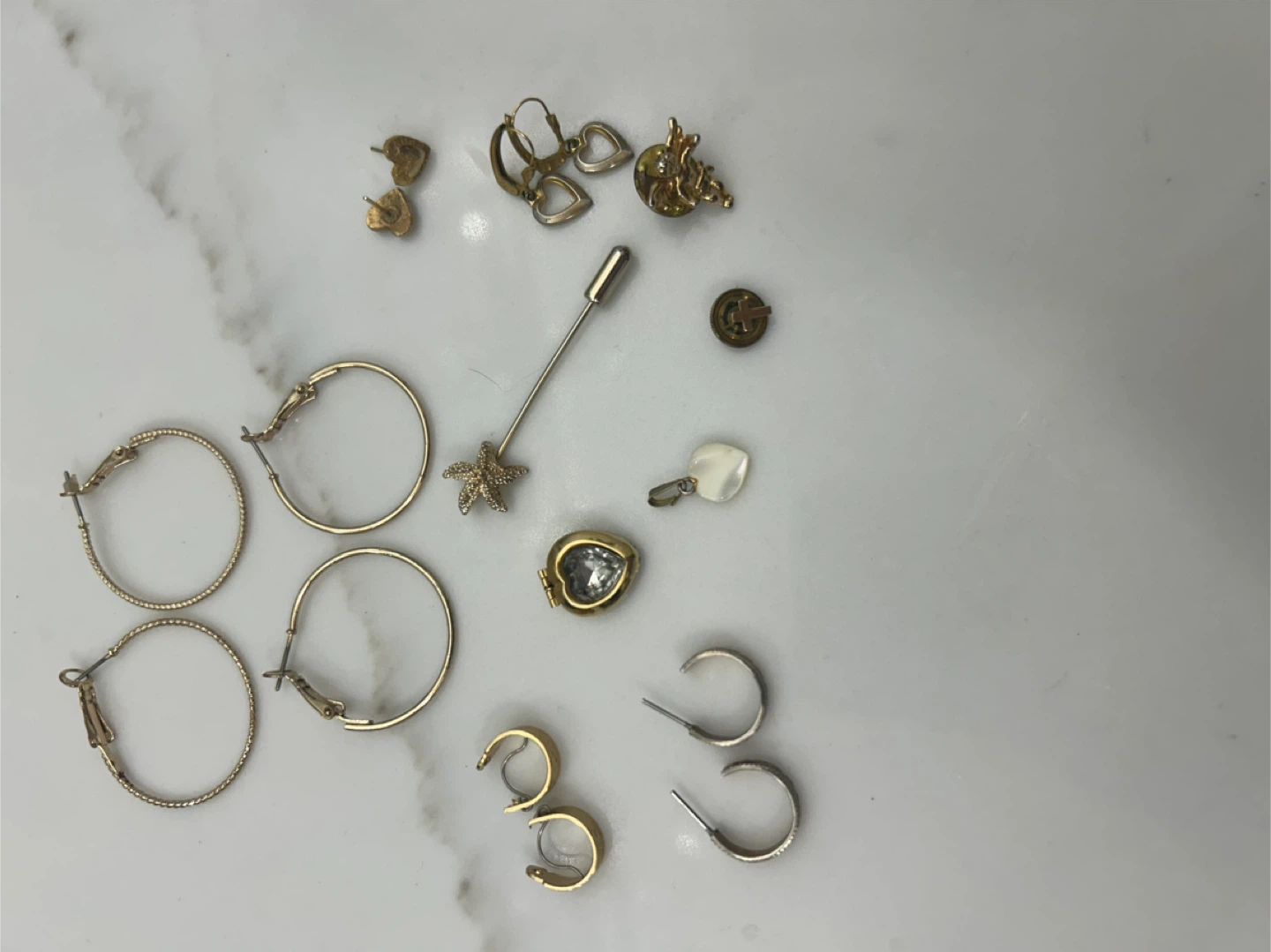 Assorted  gold and silver Jewellery Lot - photo 2