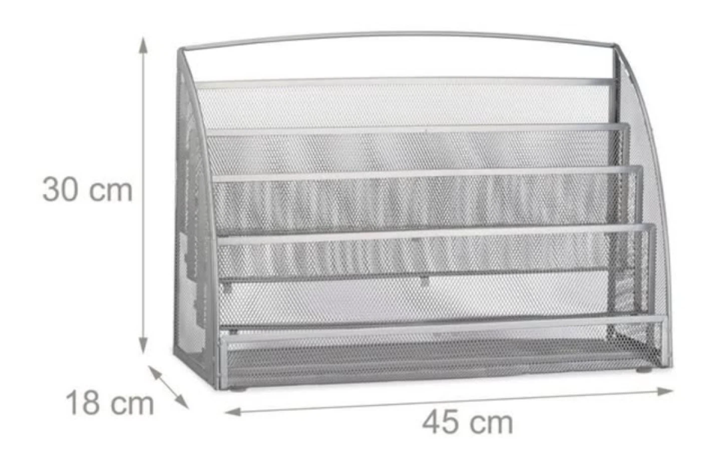 EXTRA LARGE, METAL MESH FILE OR PAPER ORGANIZER - photo 4
