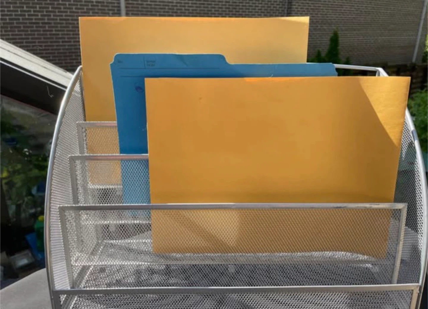 EXTRA LARGE, METAL MESH FILE OR PAPER ORGANIZER - photo 5