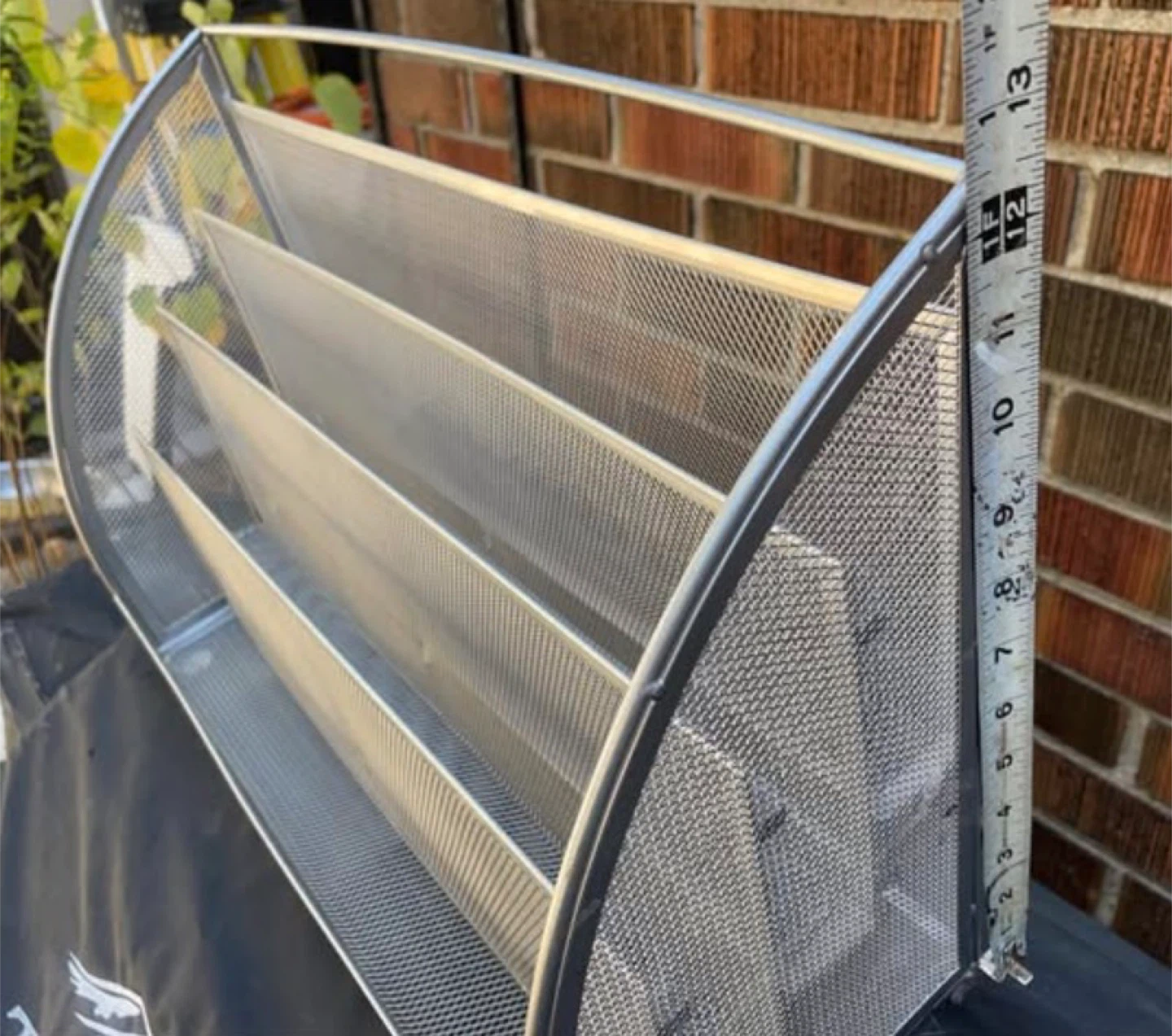 EXTRA LARGE, METAL MESH FILE OR PAPER ORGANIZER - photo 3