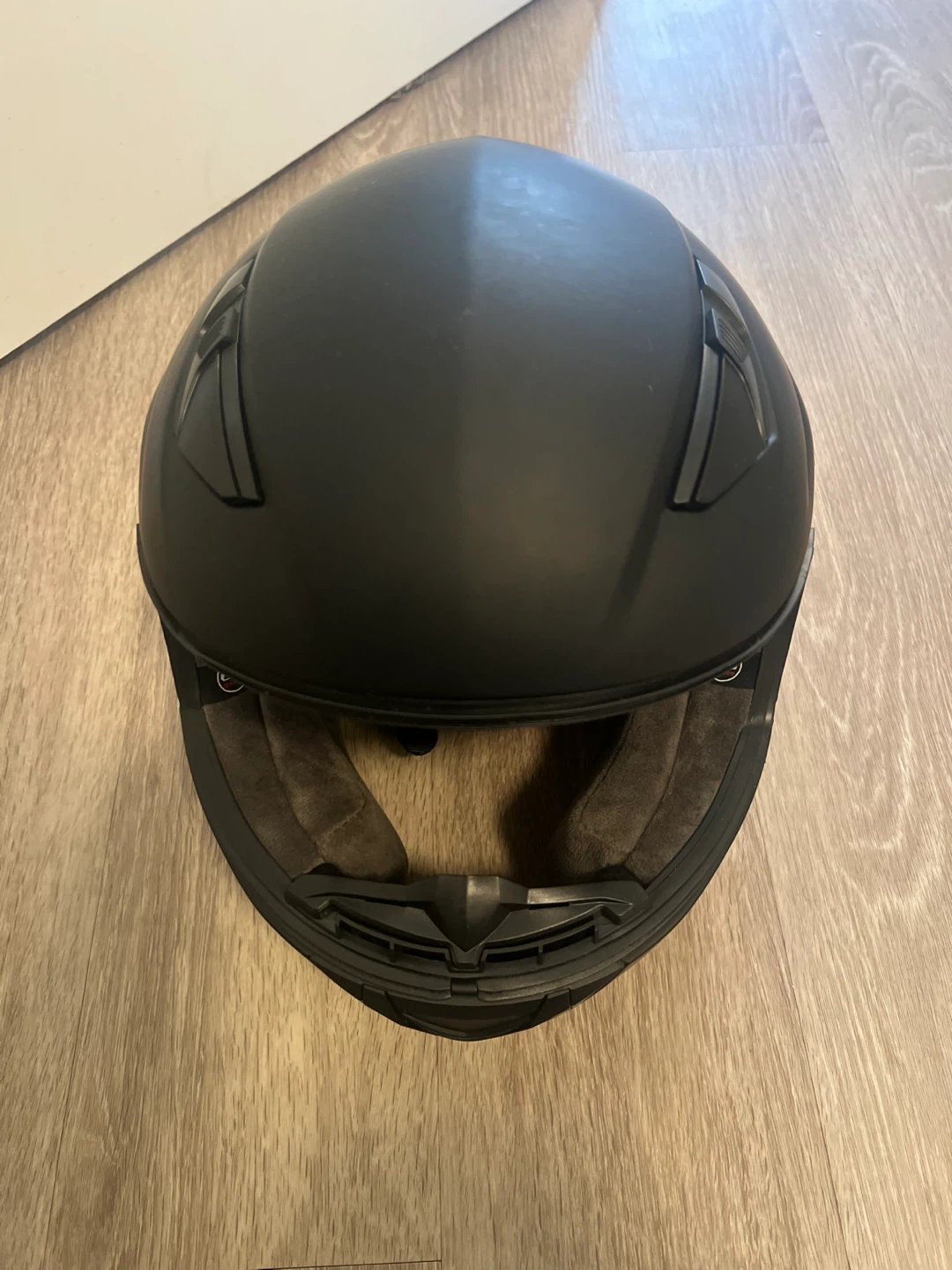 New Brand Matte Black Full Face Motorcycle Helmet with Sun Visor - photo 3
