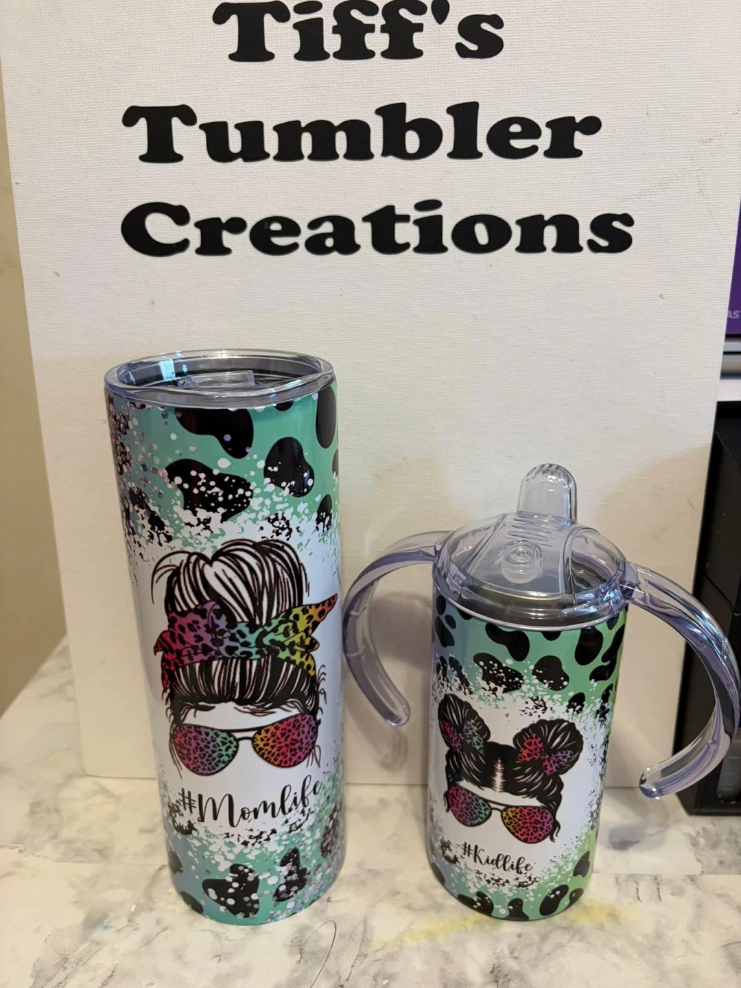 Momlife & Kidlife Tumbler Set