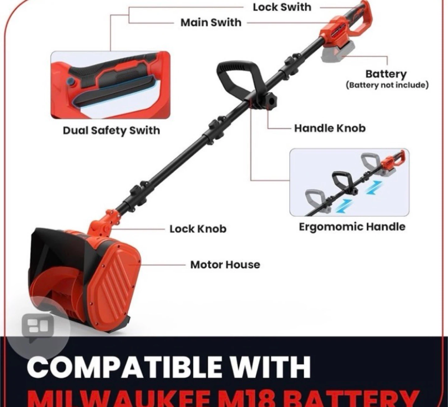 Compatible with Milwaukee