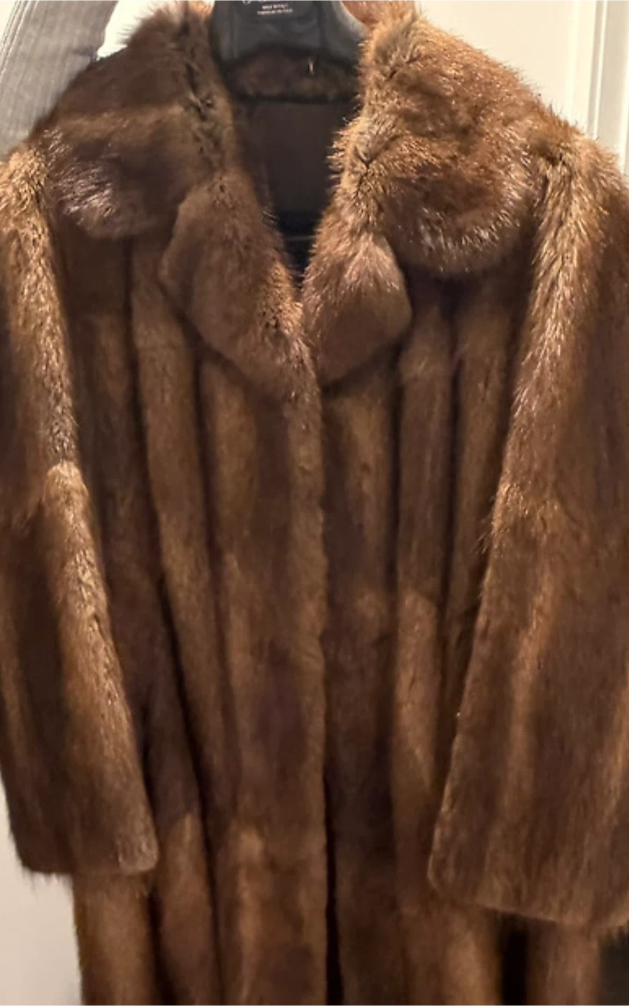 Brown Mink Fur Coat - photo 2