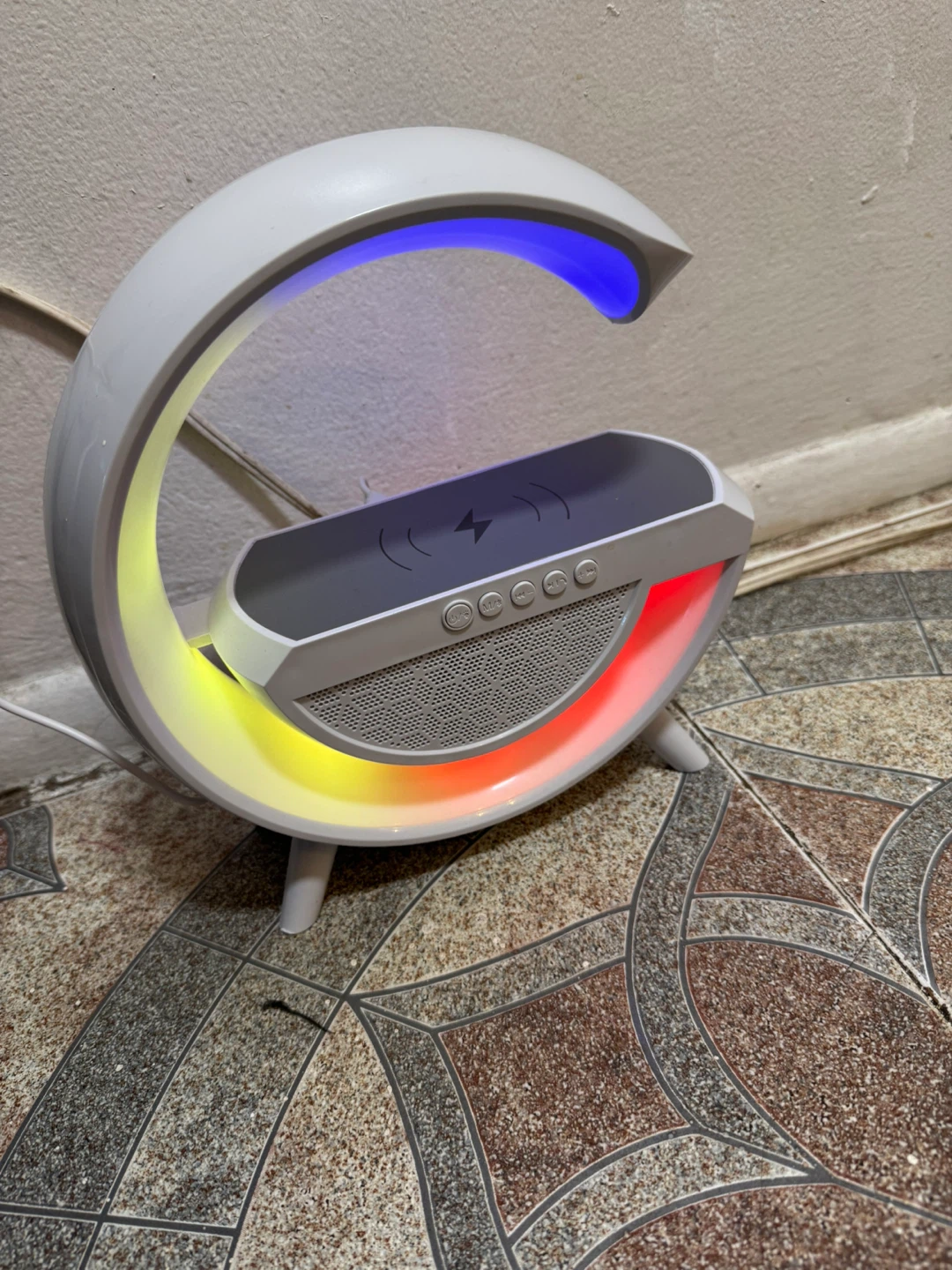 Sunrise Alarm Clock with Wireless Charger and Bluetooth Speaker