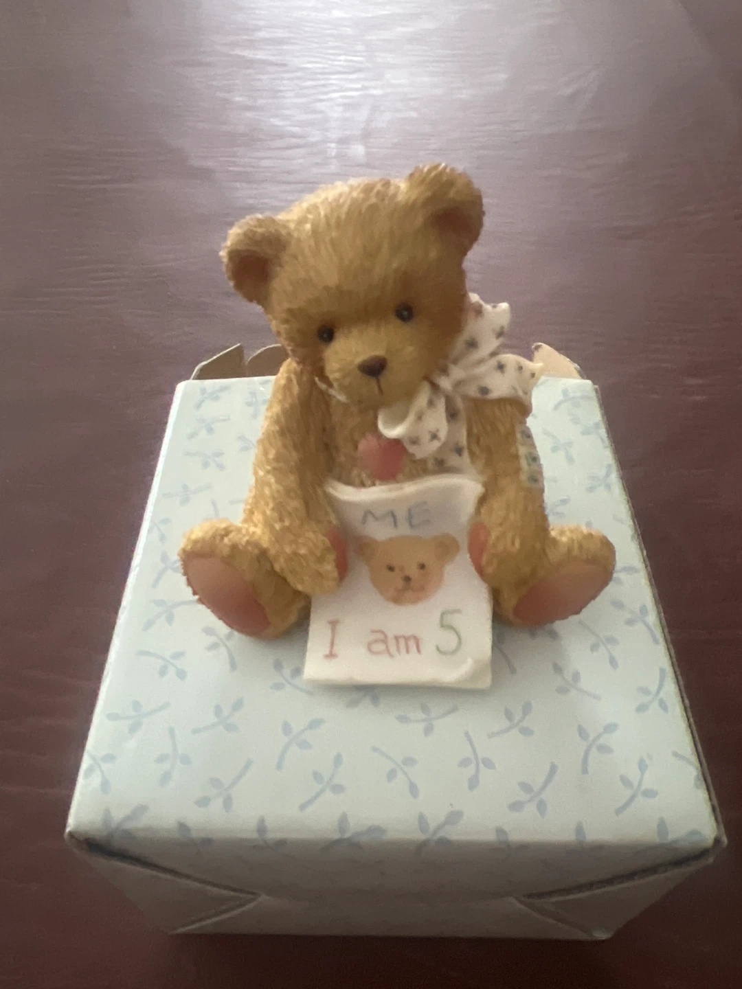 Cherished Teddies Color Me Five Age 5 Bear Figurine