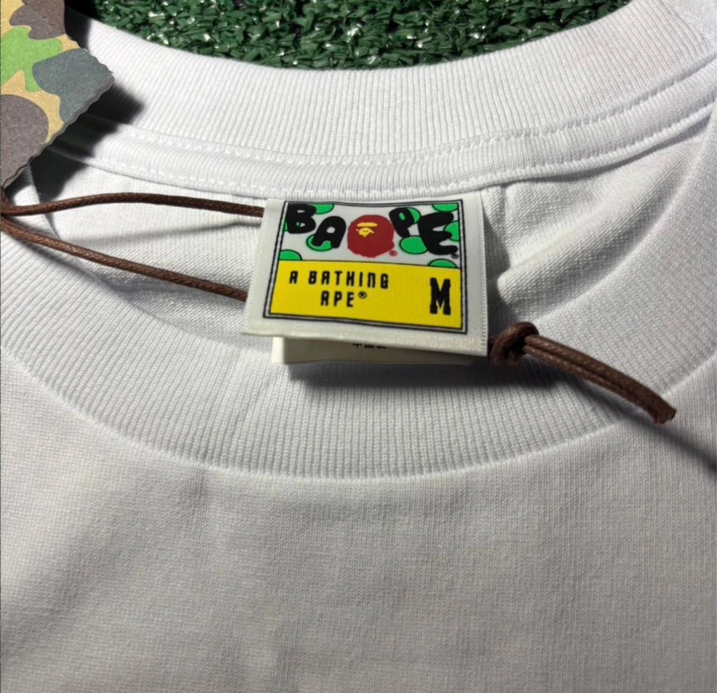 BAPE Burberry Plaid Ape Head White Graphic T-Shirt – All Sizes - photo 3