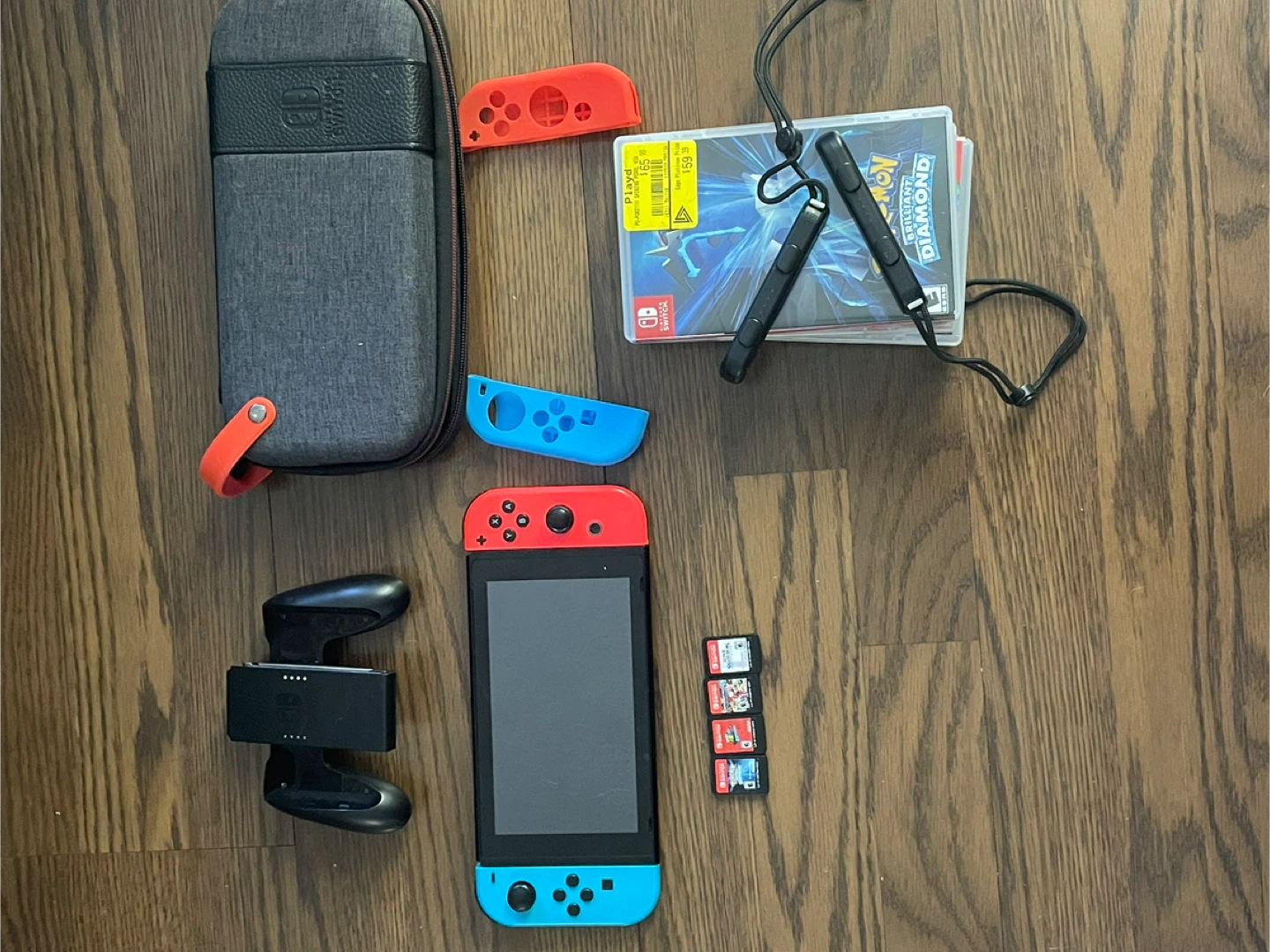 Nintendo Switch Console with Accessories and Games