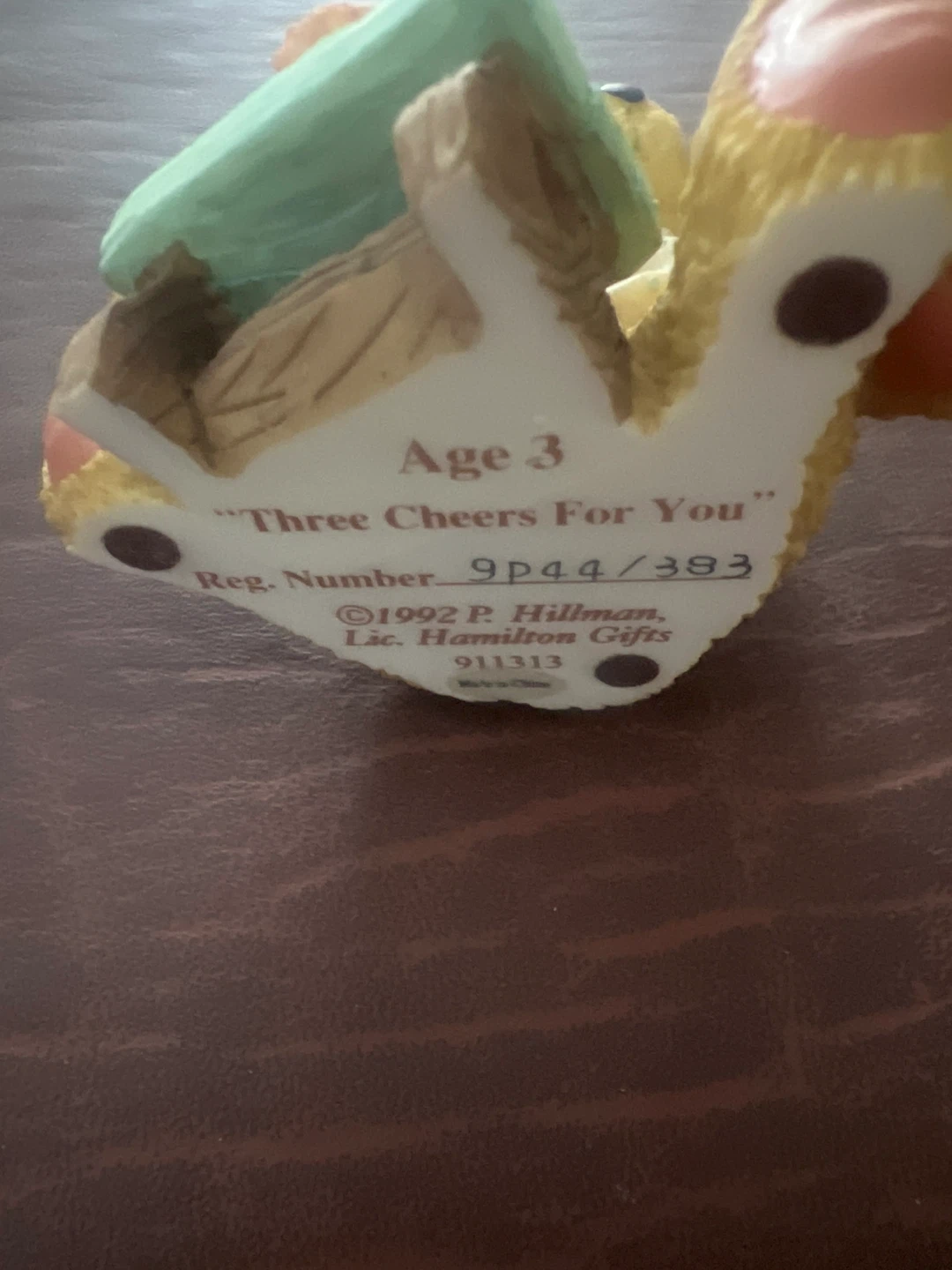 Cherished Teddies "Three Cheers For You" Figurine - photo 2