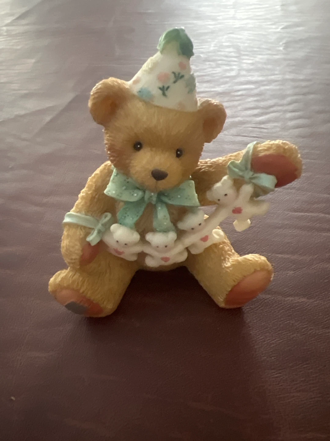 Cherished Teddies: 4th Birthday Figurine