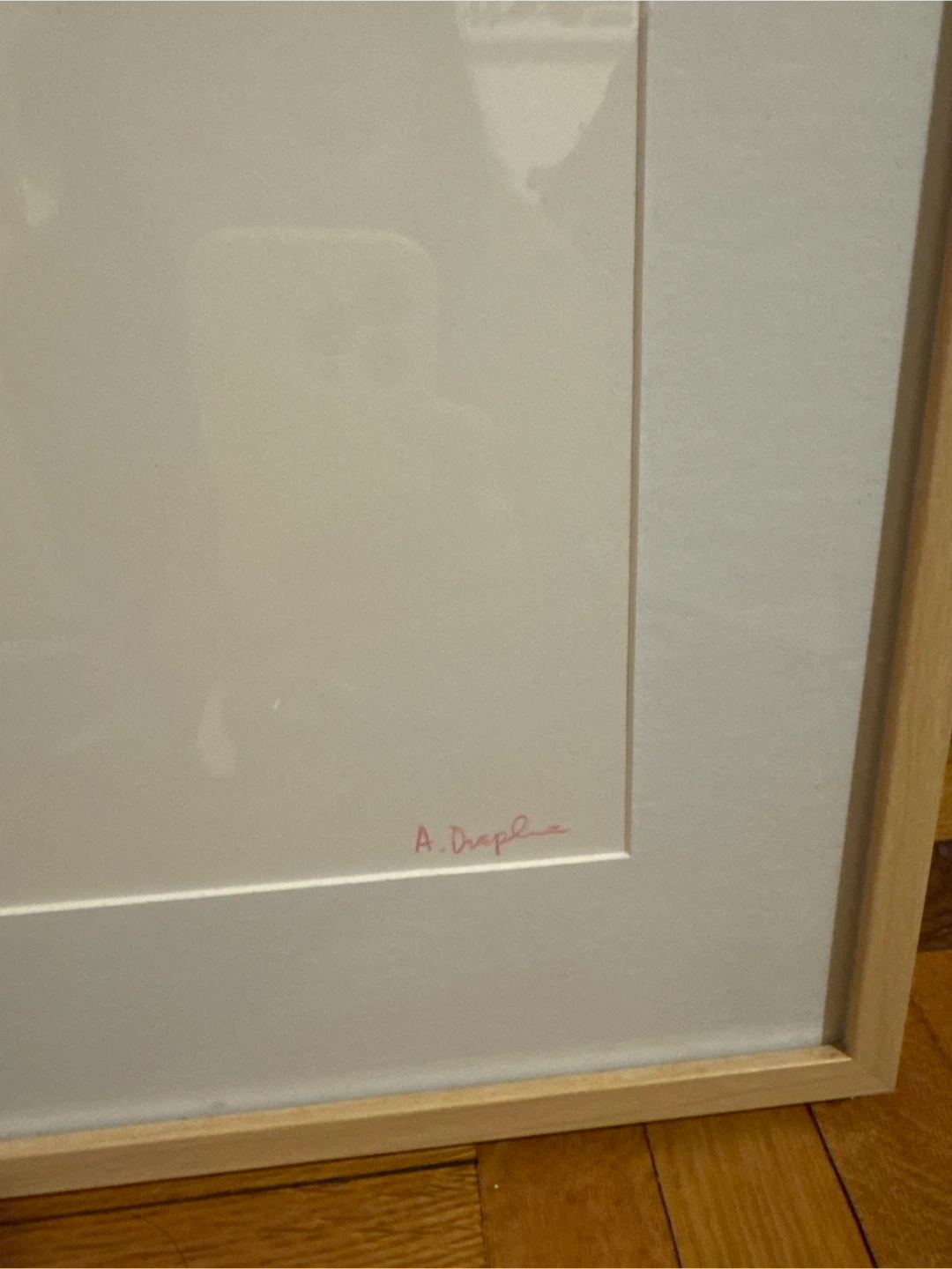 Signed and numbered framed Ohio Map Print by Aaron Draplin - photo 2