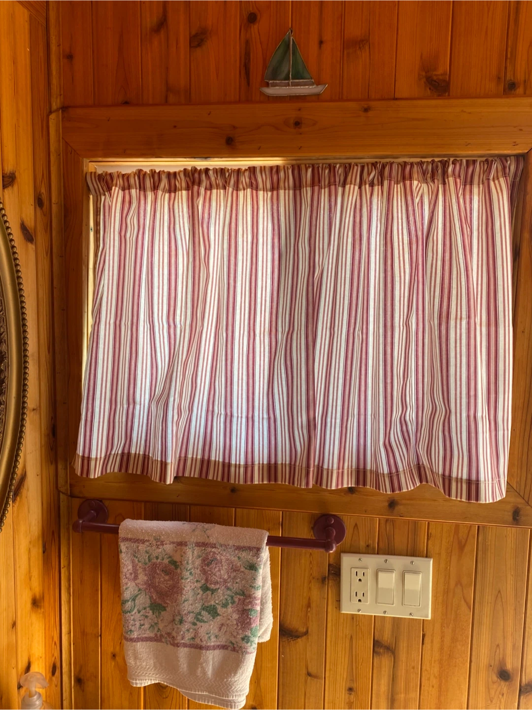 1-Panel Striped Curtain