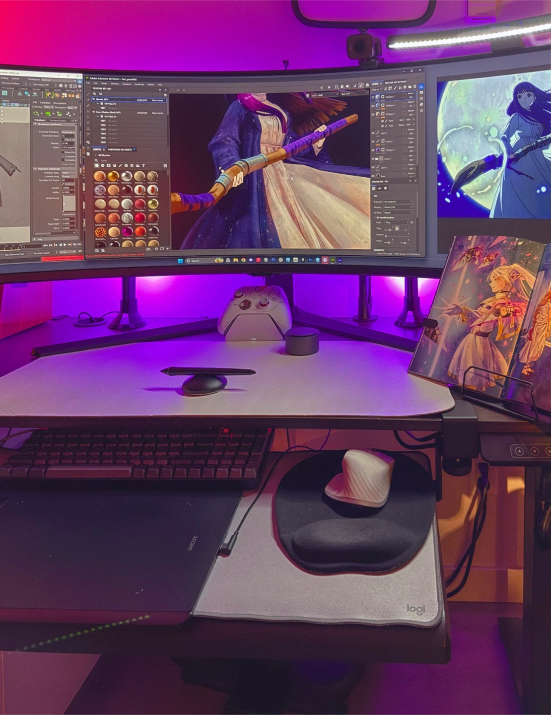 Standing Desk (electric) + Keyboard Tray - photo 4