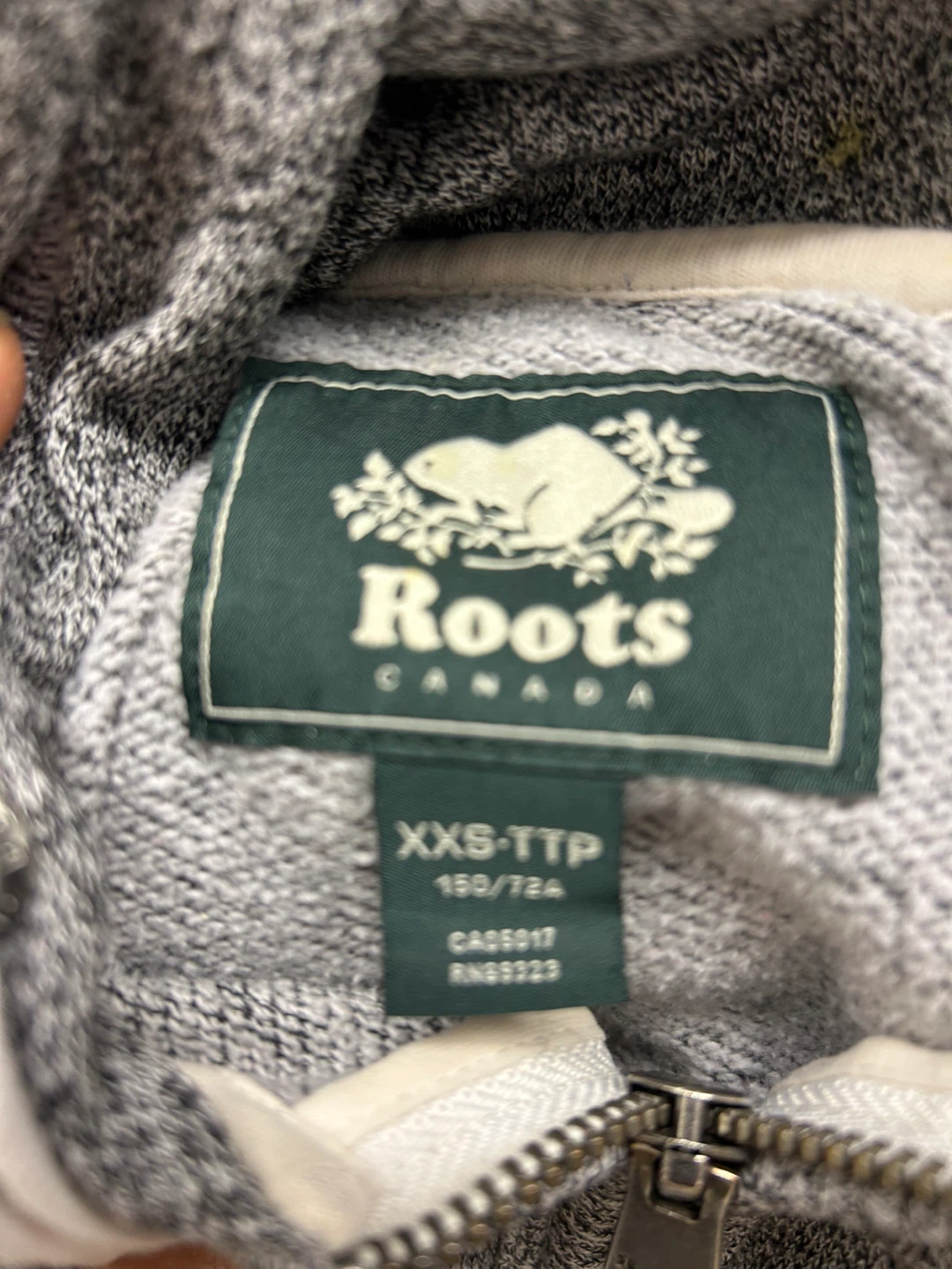Roots Grey Zip-Up Hoodie - photo 3