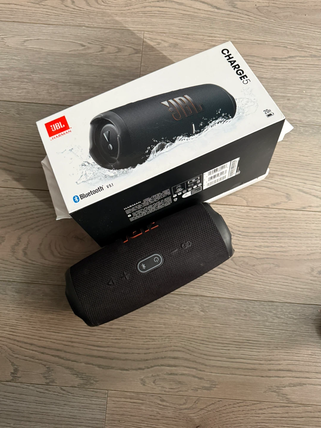 JBL Charge 5 Portable Waterproof Speaker - Black - photo 5