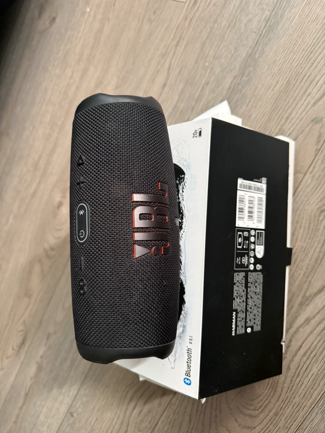 JBL Charge 5 Portable Waterproof Speaker - Black - photo 2