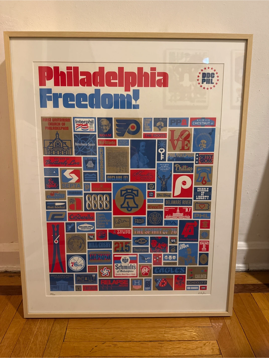 Philadelphia Freedom! Art Print by Aaron Draplin