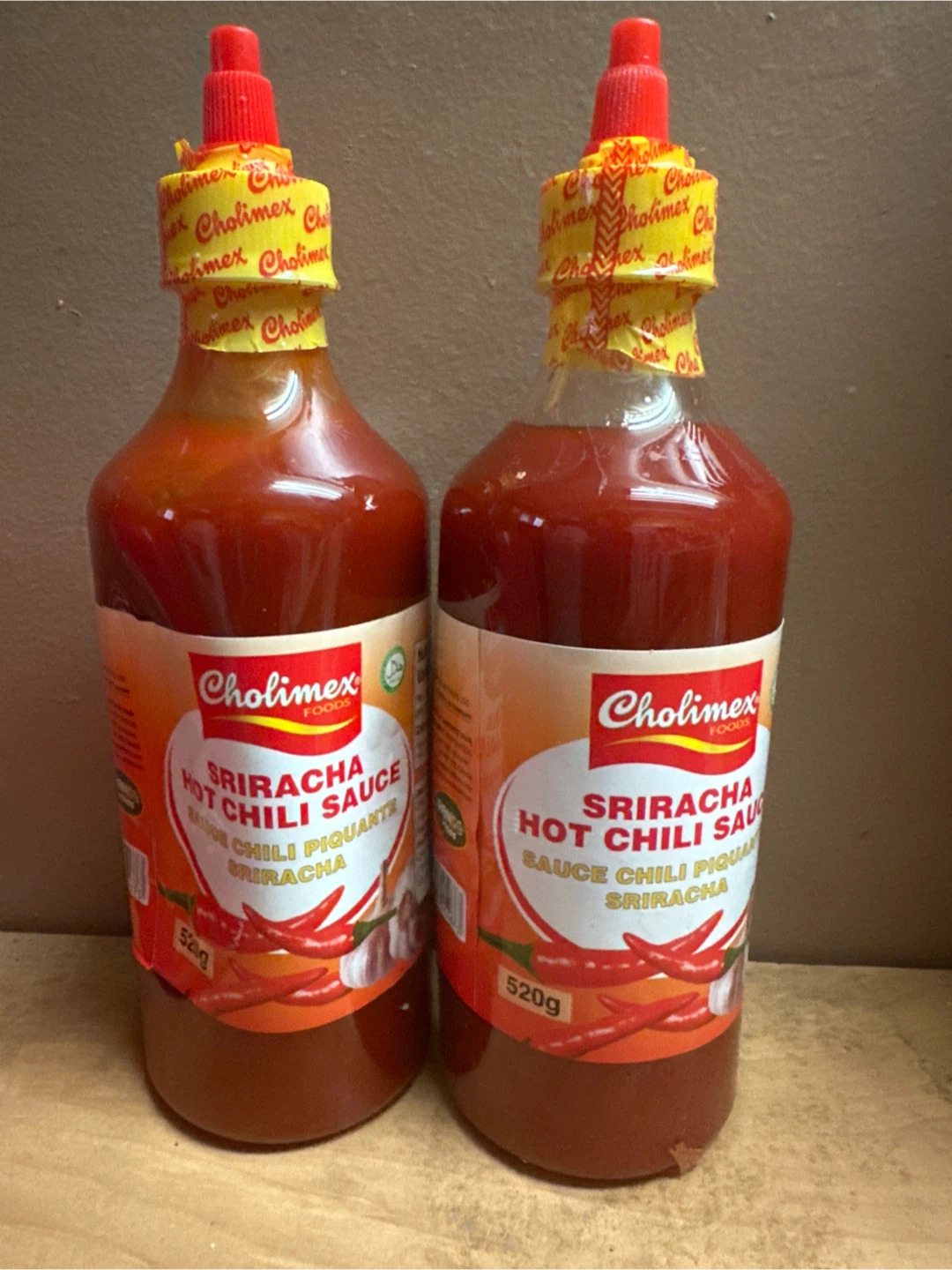 Cholimex Sriracha Hot Chili Sauce 2 x 520g Bottles