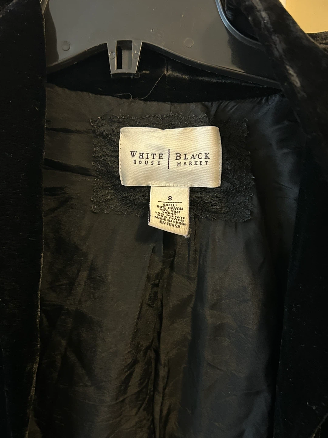 White House Black Velvet Jacket - photo 3