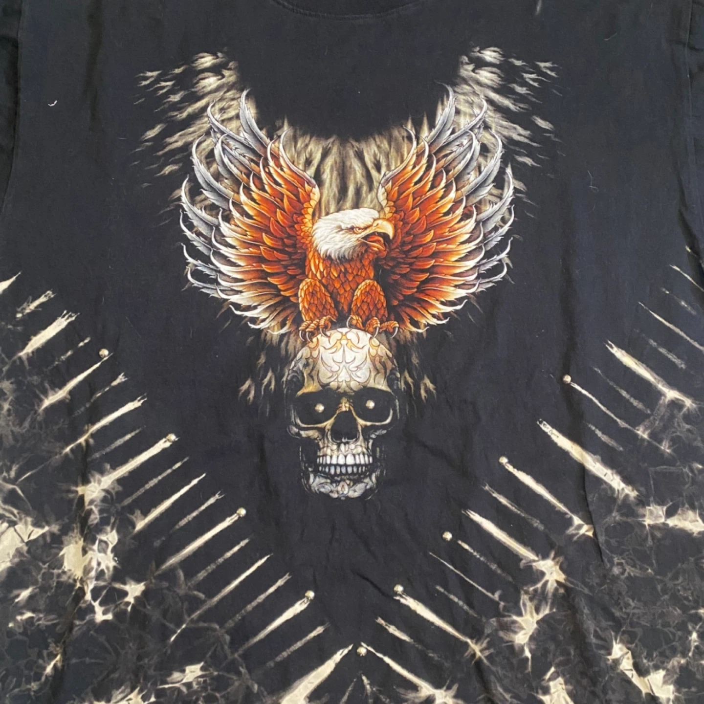 Survivors Eagle Skull Graphic T-Shirt XXL - photo 2