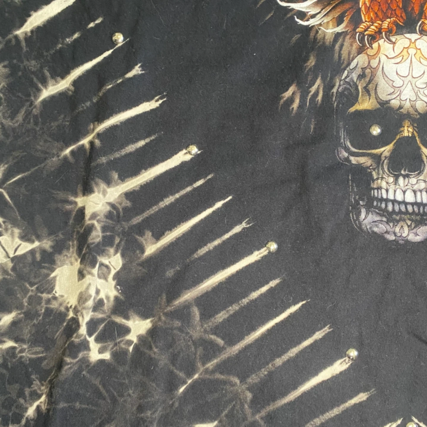 Survivors Eagle Skull Graphic T-Shirt XXL - photo 3