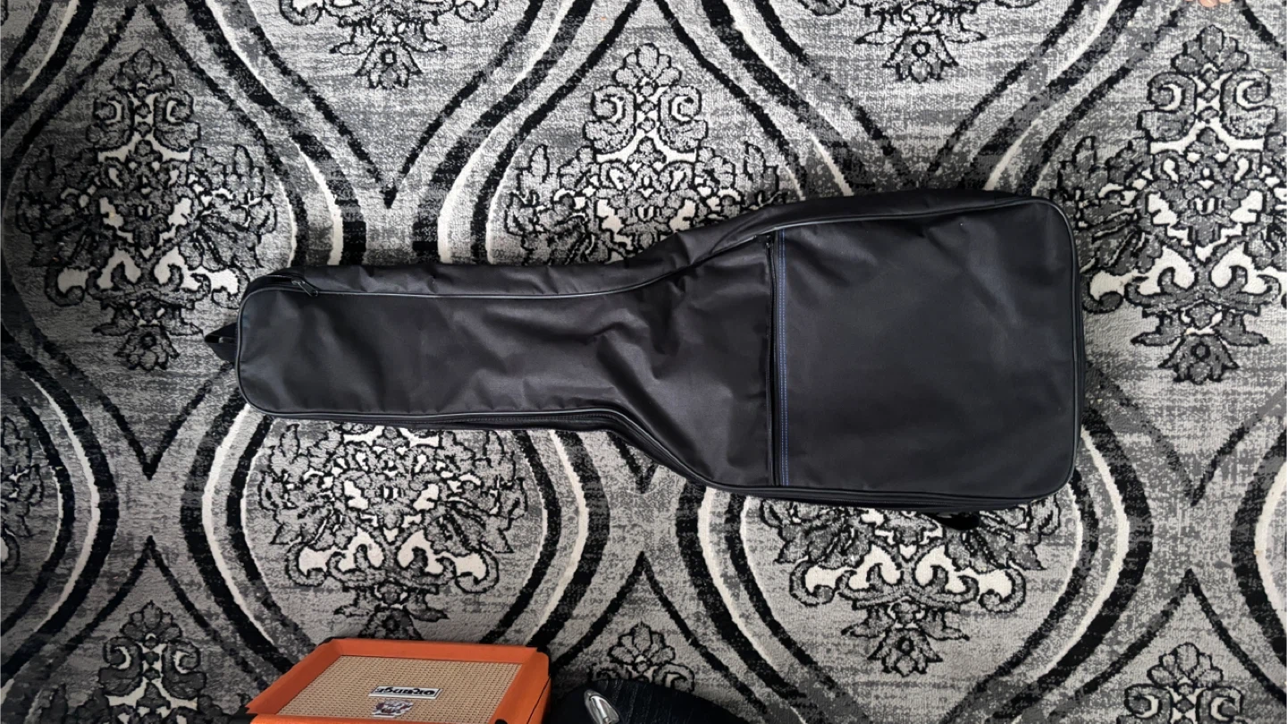 Cort Electric Guitar with Orange Amp with Guitar stand. - photo 2