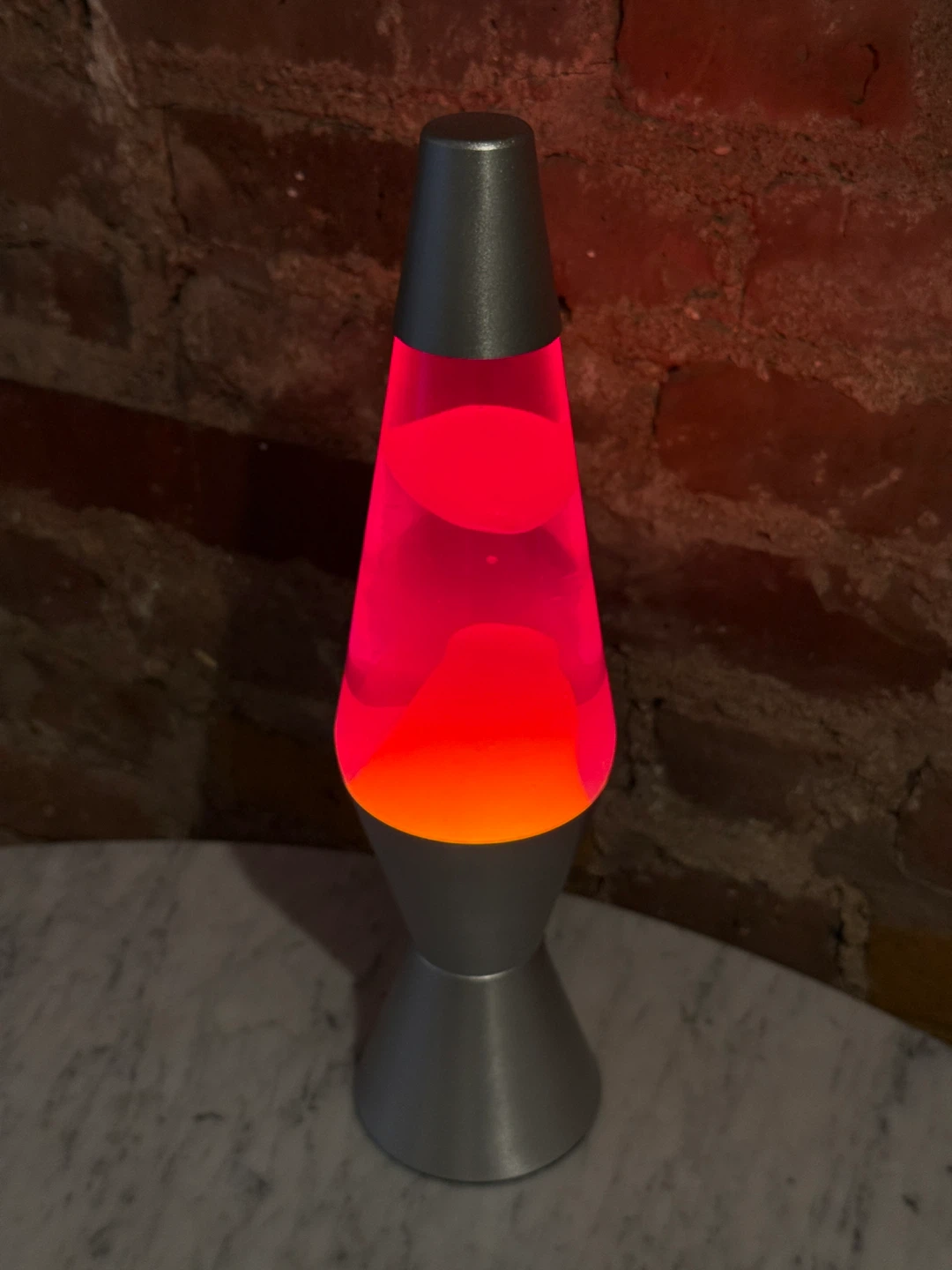 Silver Lava Lamp